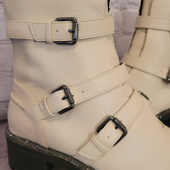 Kenneth Cole Tate Biker Jewel Lug Sole Boot - Picture 7 of 11